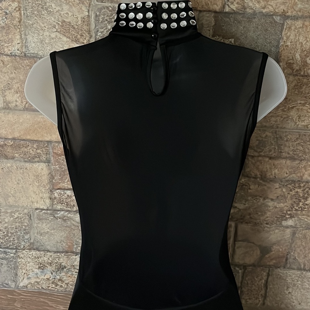 Sheer mesh sleeveless bodycon dress - Picture 7 of 7